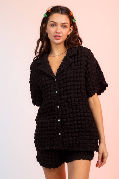 Puffy Shirt & Shorts Set