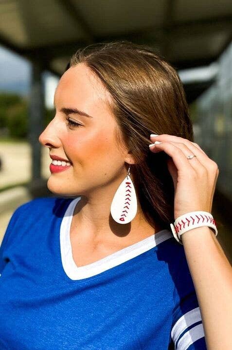 Pitch Please Baseball Earrings*