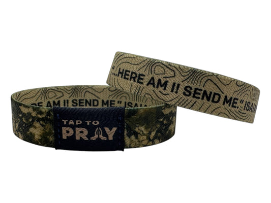 Tap To Pray™ Wristbands -  Isaiah 6:8