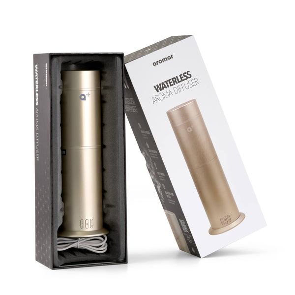 Aromar Plus - Cylinder Waterless Diffuser: White