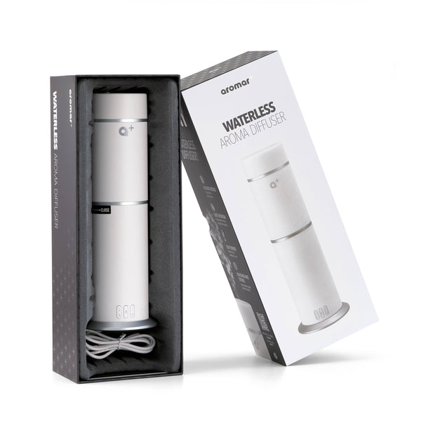 Aromar Plus - Cylinder Waterless Diffuser: White