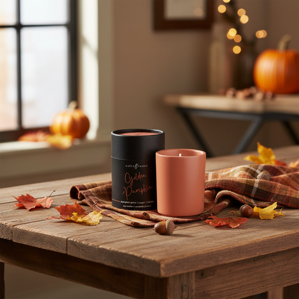 Earth & Ember 2 oz Candle: Golden Pumpkin