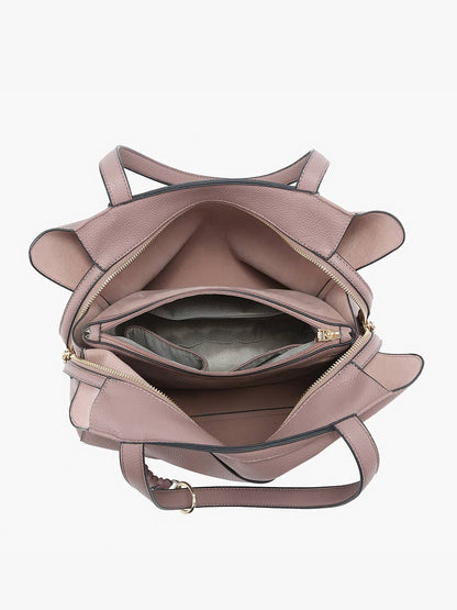 Brown Hunter Pocket-Front Distressed Tote