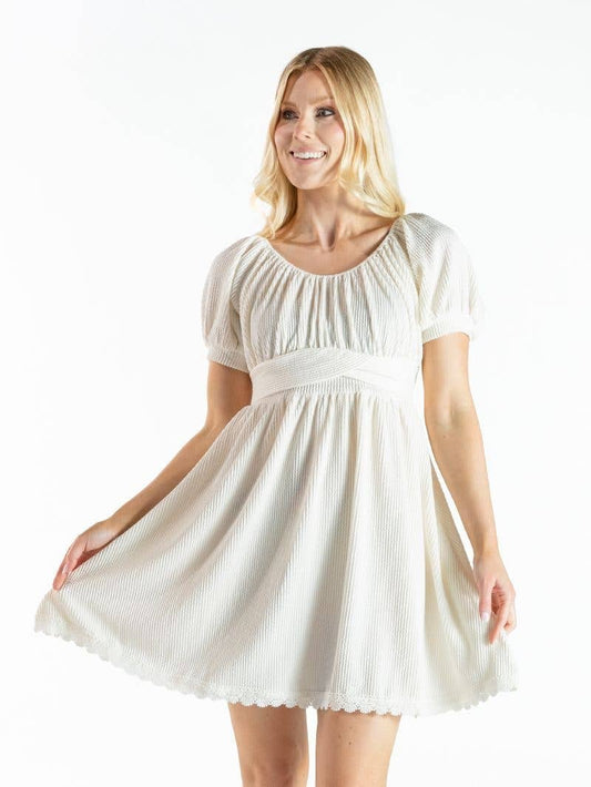 Pearl Corded Tie Dress SS