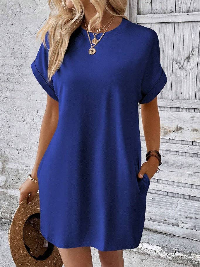 T-Shirt Short Sleeve Pocket Dress