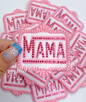 Rhinestone mama patch