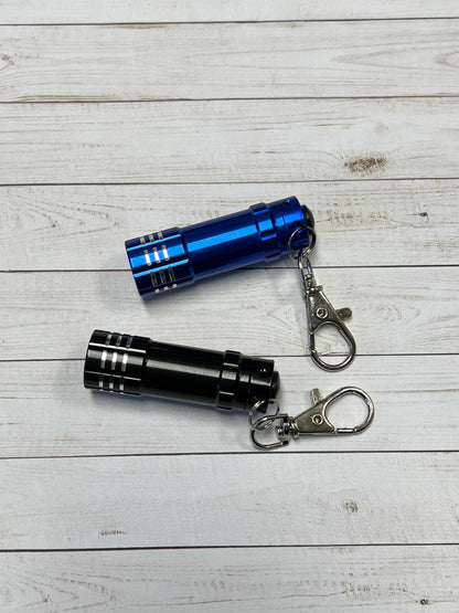 Flashlight Keychain: Blue
