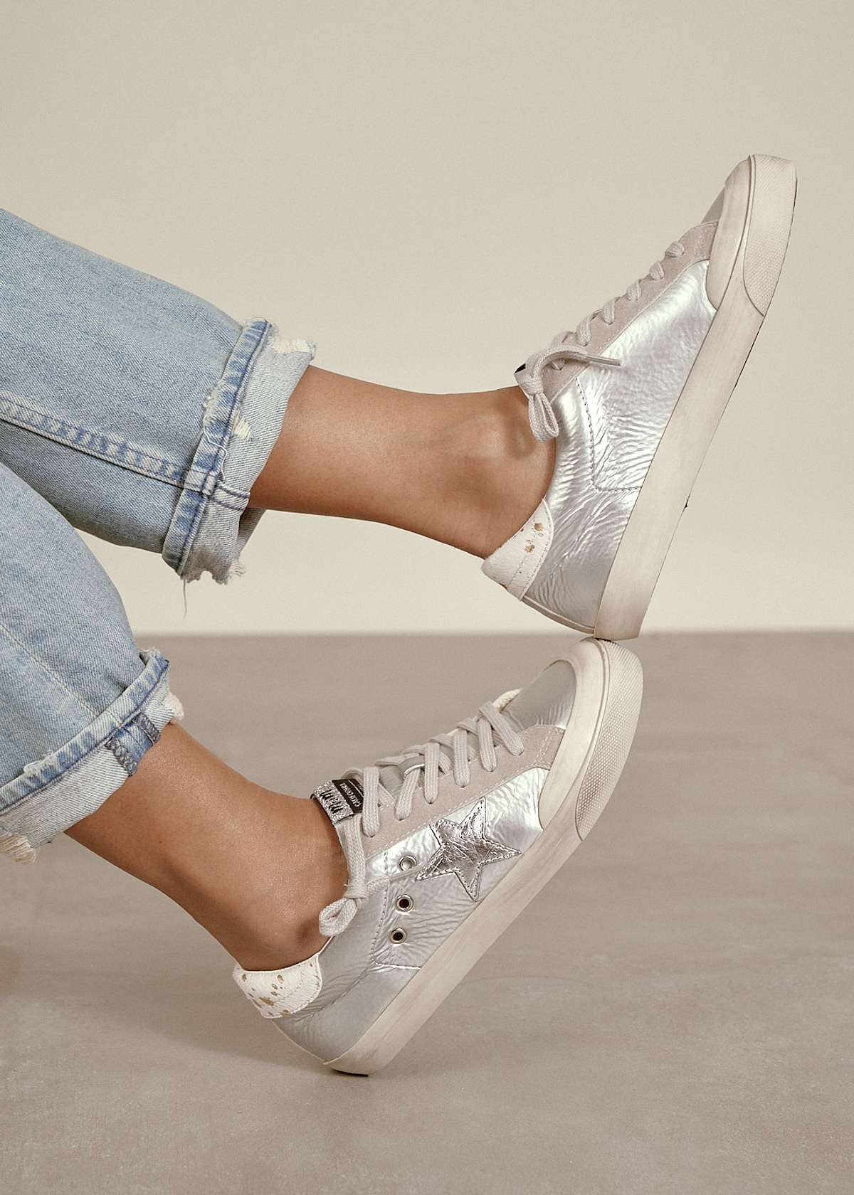 Sadie Silver Sneakers