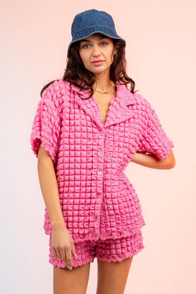 Puffy Shirt & Shorts Set