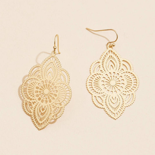 Laser cut Filigree Earrings*