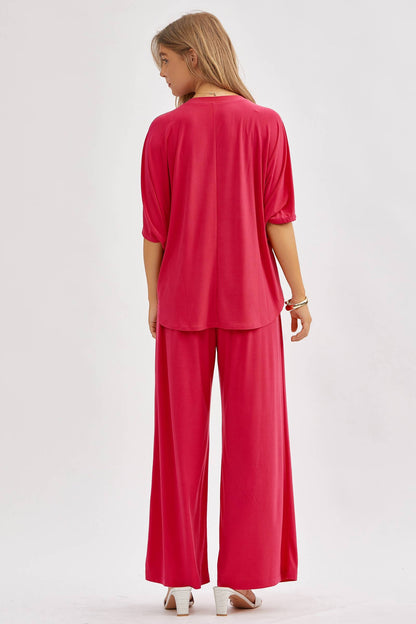 Fuchsia Coastal Travel Set