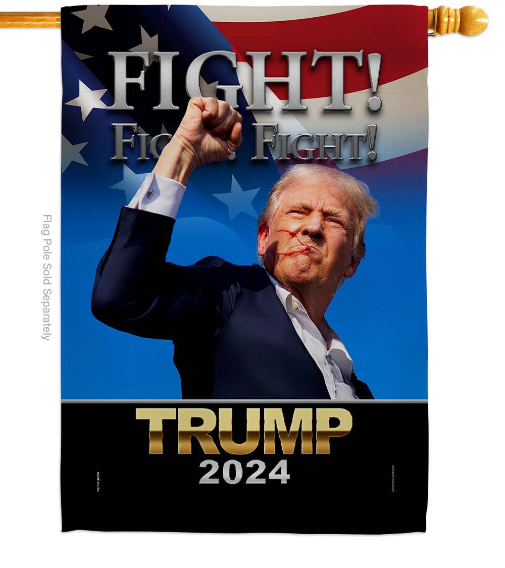 Garden Flag: Trump 2024 - Fight Fight Fight