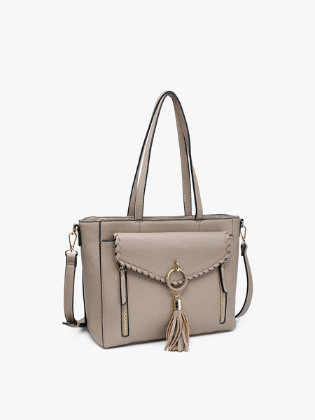 Phoebe Whipstitch Pocket Tote*