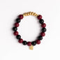 Myles Garnet & Black Bracelet