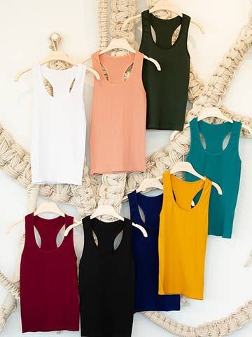 Racer Back Seamless Tank Top