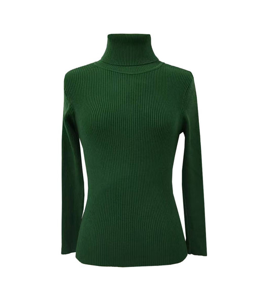 Basic Layer Turtleneck Knit Pink