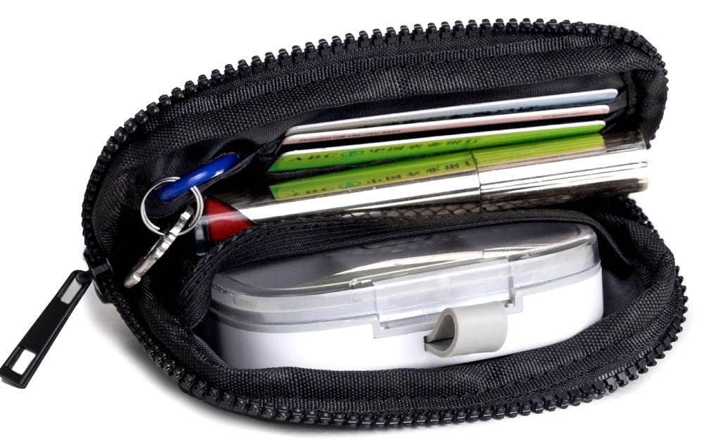 Nylon Zip Wallet- ID Window and Detachable Wristlet