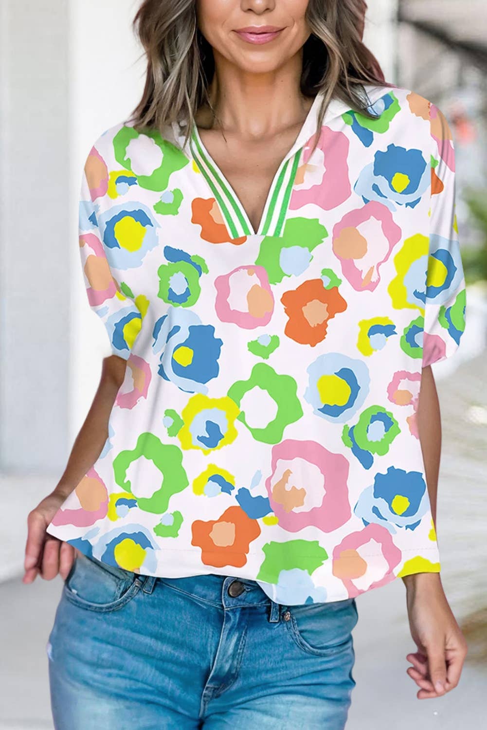 Colorpop Leopard Shift Top