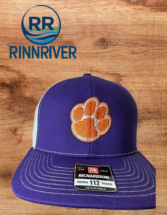 Richardson 112 Clemson Paw: Purple/White