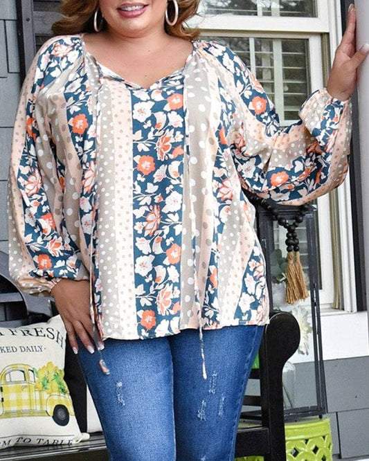 Multi Print Fall Top*