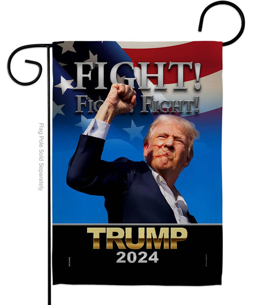 Garden Flag: Trump 2024 - Fight Fight Fight