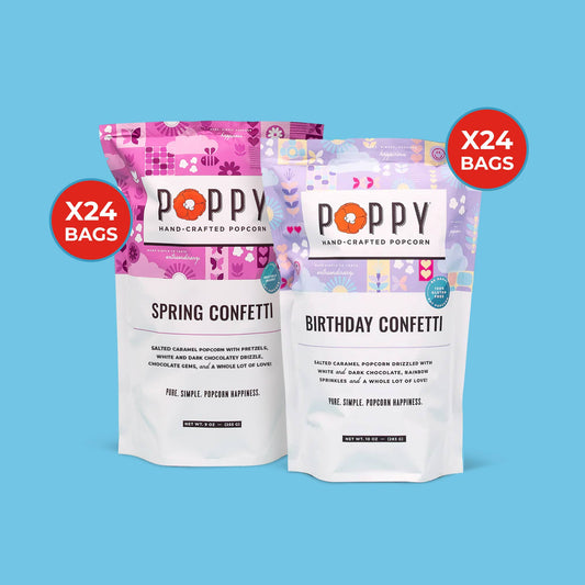 Poppy Confetti Popcorn