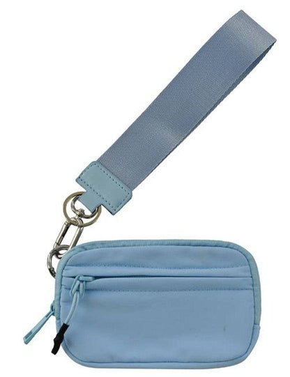 Nylon Zip Wallet- ID Window and Detachable Wristlet