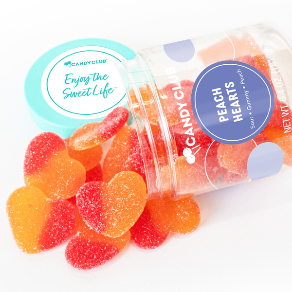 Candy Club Peach Hearts