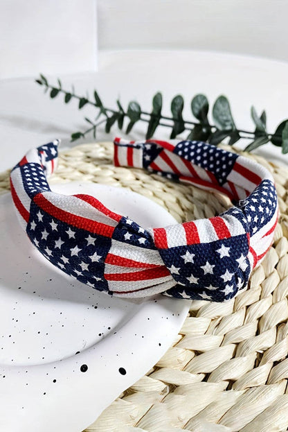4th of July Headband Knot Flag