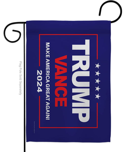 Garden Flag: Trump Vance 2024 Blue*