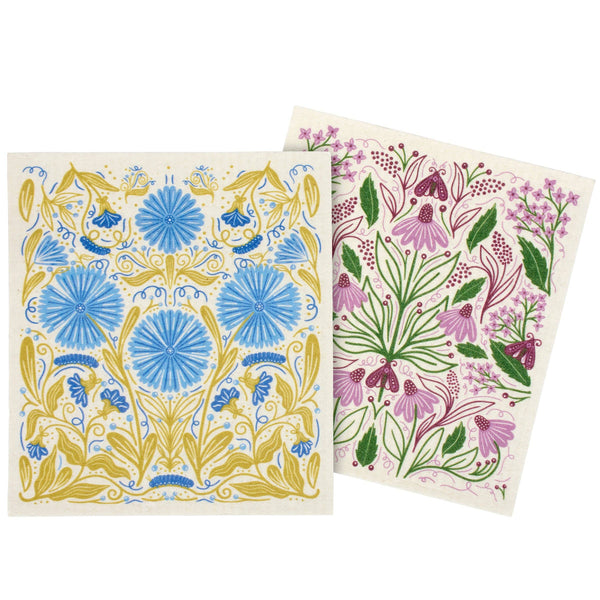 Caterpillar Flower Swedish Cloth Set