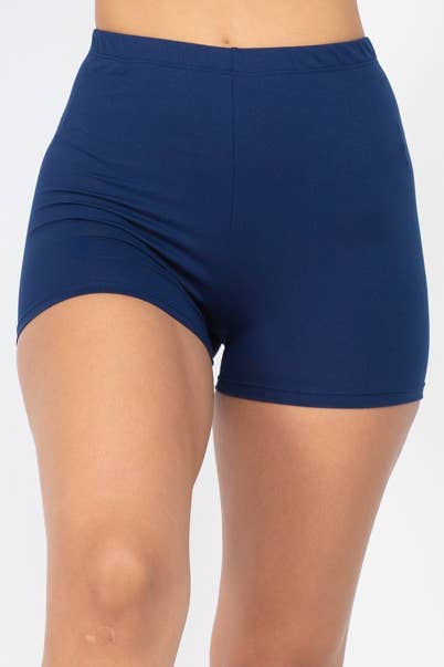 Mini Yoga Shorts Navy
