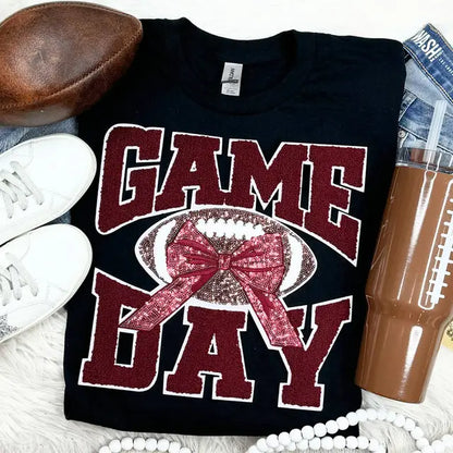 Football Garnet Game Day on  ComfortWash Crewneck