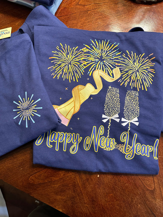 Rinn River Happy New Year Long Sleeve T-Shirt