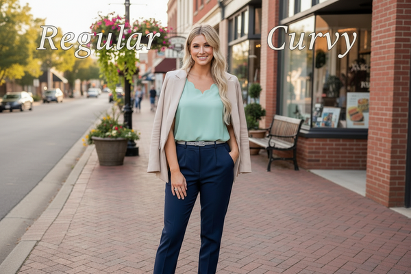 Scalloped Brea Top*