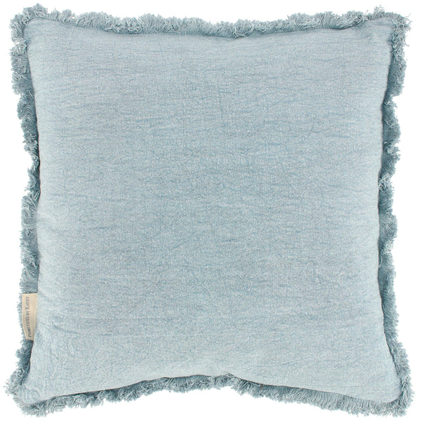Floral Blue Pillow