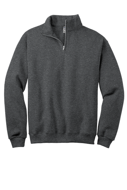 Cadet Collar Quarter-Zip Sweatshirt