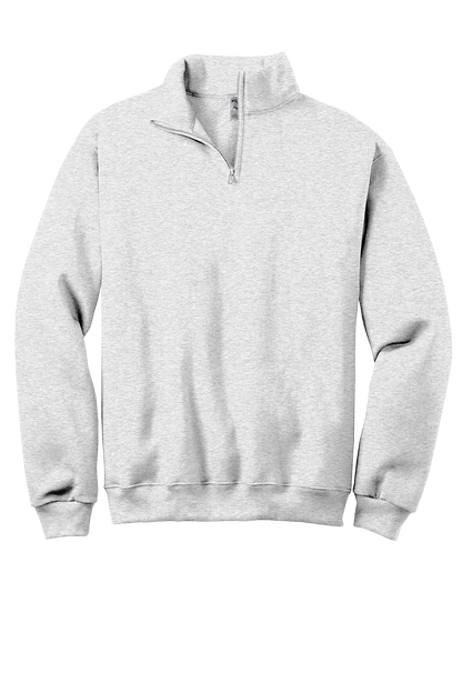 Cadet Collar Quarter-Zip Sweatshirt