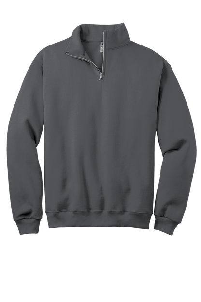 Cadet Collar Quarter-Zip Sweatshirt