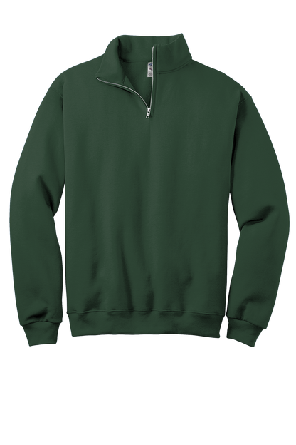 Cadet Collar Quarter-Zip Sweatshirt