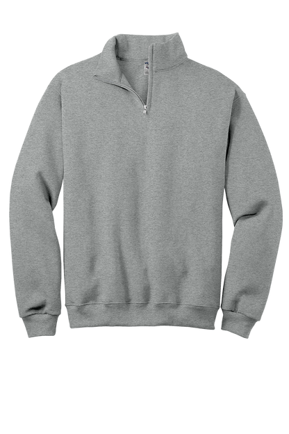 Cadet Collar Quarter-Zip Sweatshirt