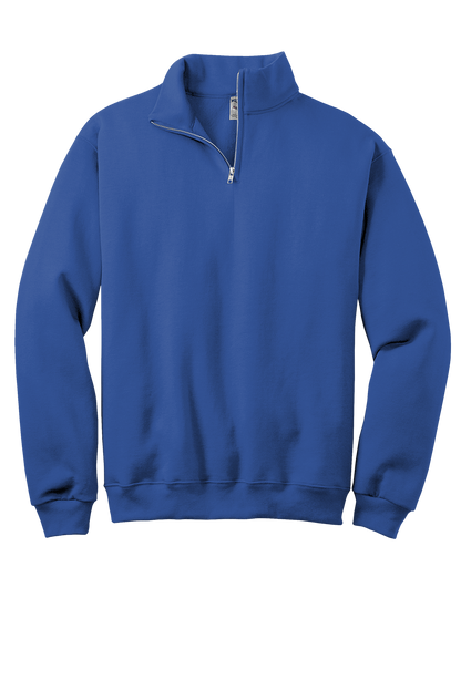 Cadet Collar Quarter-Zip Sweatshirt