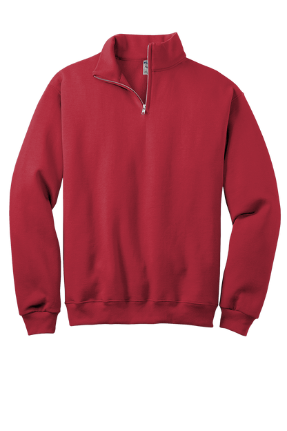 Cadet Collar Quarter-Zip Sweatshirt