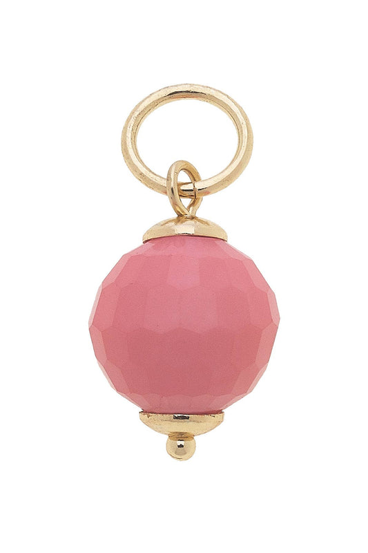 Resin Bead Charm: Pink