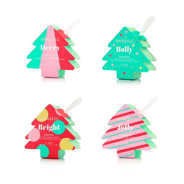 Spongelle Holiday Tree Buffers