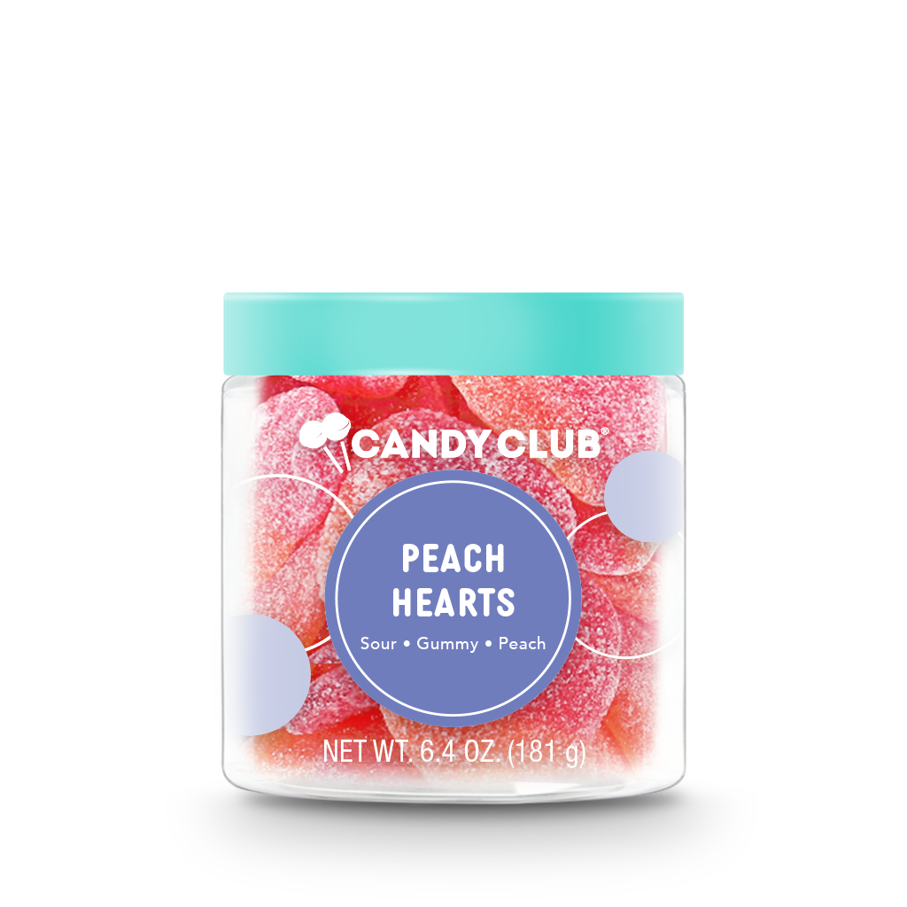 Candy Club Peach Hearts