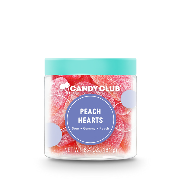 Candy Club Peach Hearts
