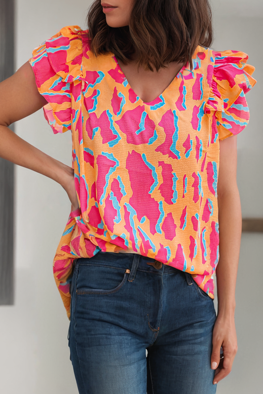 Bold Animal Print Top