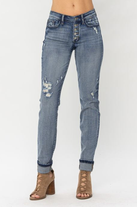 Judy Blue Boyfriend Jeans*