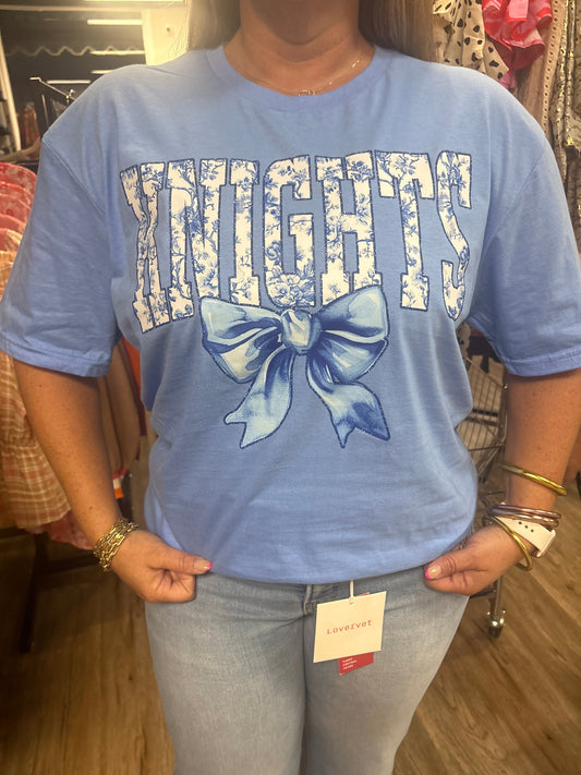 Knights Blue Floral T-Shirt
